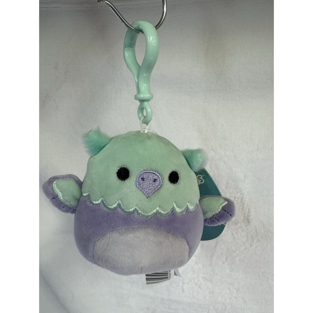 Squishmallows Minerva The Griffin 3.5" Plush Keychain Bag Clip NEW